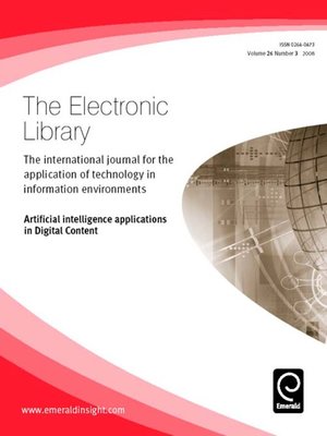 cover image of The Electronic Library, Volume 26, Issue 3